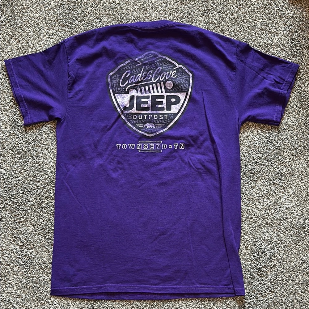 Medium purple Jeep t shirt